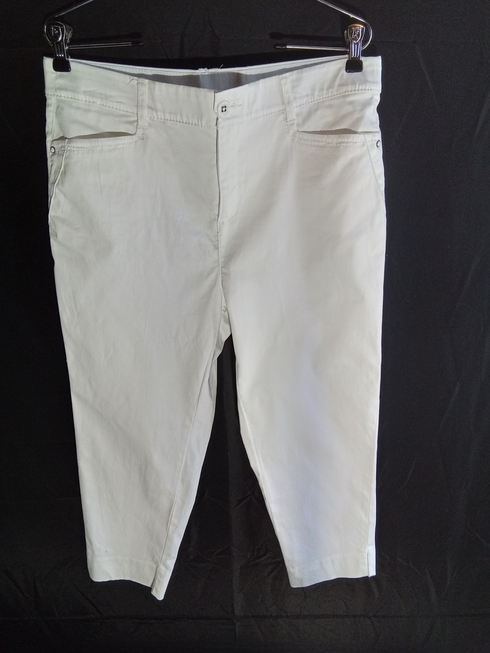 Khakis & Company Cropped White Women's Pants